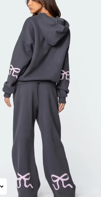 Fleece Hoodie & Jogger Streetwear Set